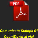 Comunicato Stampa 01CountDown al via!