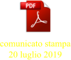 comunicato stampa20 luglio 2019